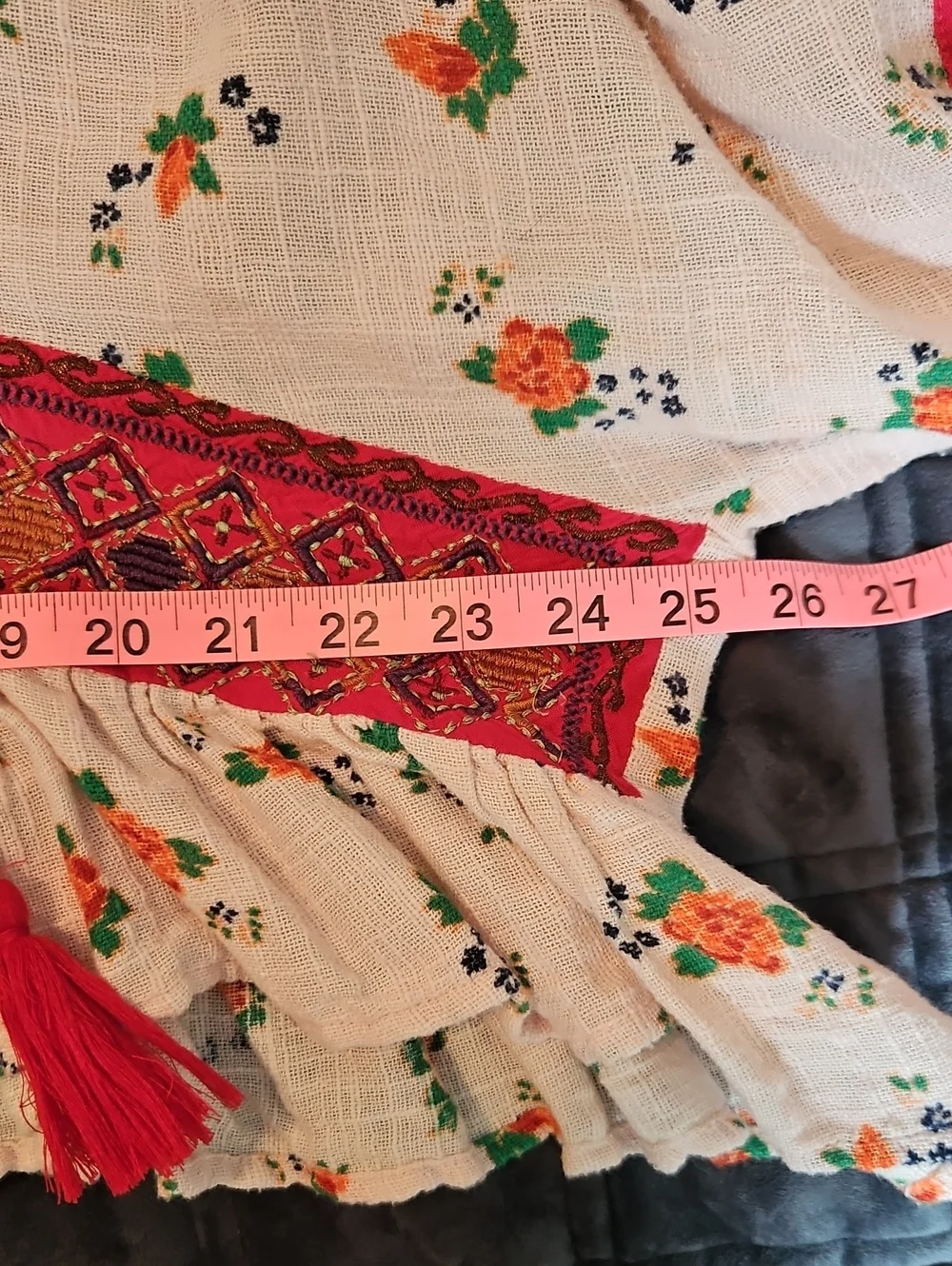 Rare Vintage Free People Kissed By The Sun Beach Set, L, Embroidered, Floaty